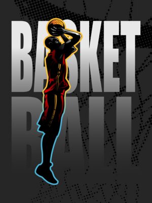 Basketbalspeler scheuten