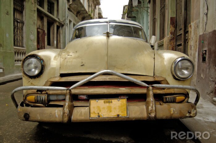 Fotobehang beeld van een havanna scenario, cuba.