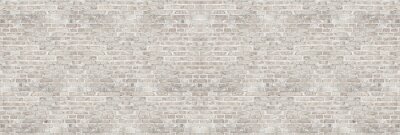 Fotobehang Beige bakstenen muur