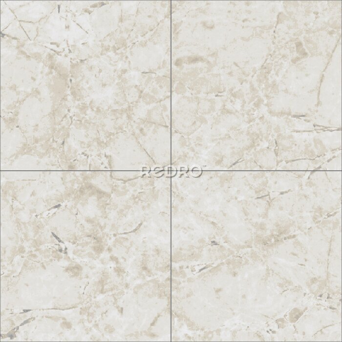 Fotobehang Beige gemarmerd met vierkantjes