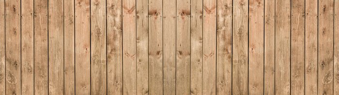 Fotobehang Beige houten schutting