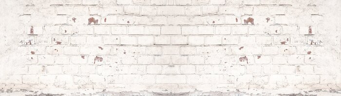 Fotobehang Bekraste bakstenen muur