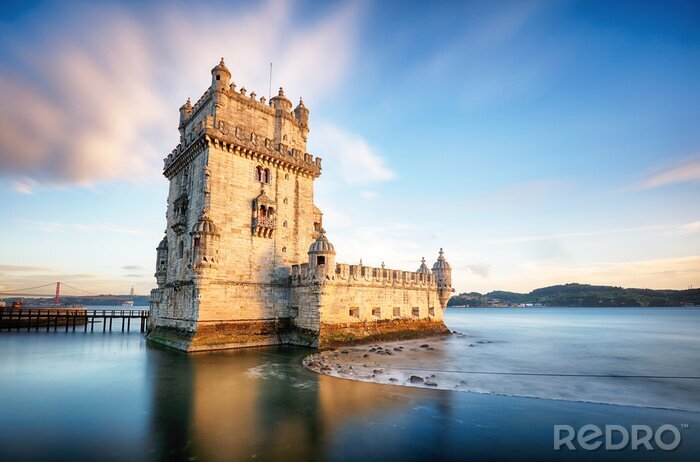 Fotobehang Belem Toren in Lissabon