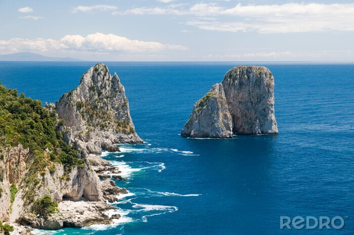 Fotobehang Bergen aan zee in Italië
