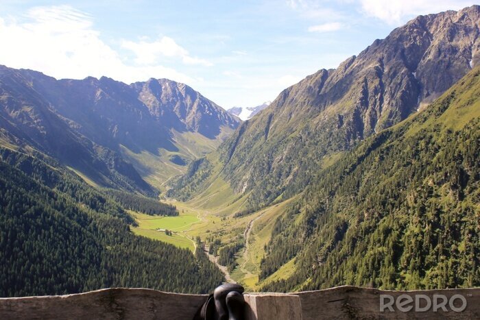 Fotobehang Bergen en uitzicht op de natuur