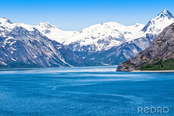 Fotobehang Bergen in Alaska