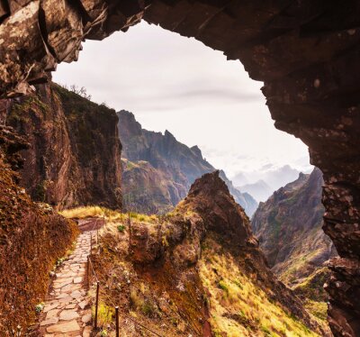 Fotobehang Bergen op Madeira