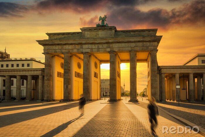 Fotobehang Berlijn en de Brandenburger Tor