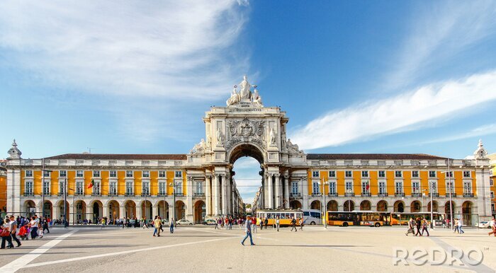 Fotobehang Beroemde boog in Lissabon