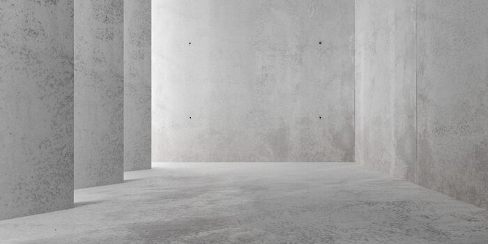 Fotobehang Betonnen ruimte voor kantoor