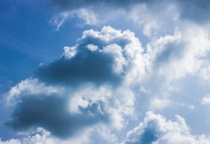 Fotobehang Bewolkte lucht