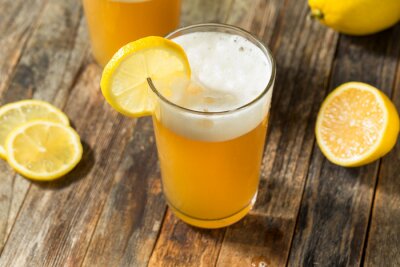 Fotobehang Bier met limonade
