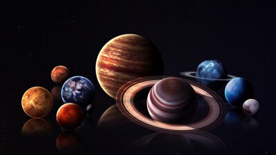 Fotobehang Bijzonder zonnestelsel