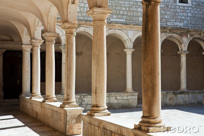 Fotobehang Binnenplaats van een tempel