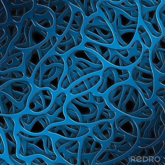 Fotobehang Blauw DNA