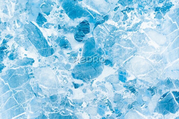 Fotobehang Blauwe marmeren textuur