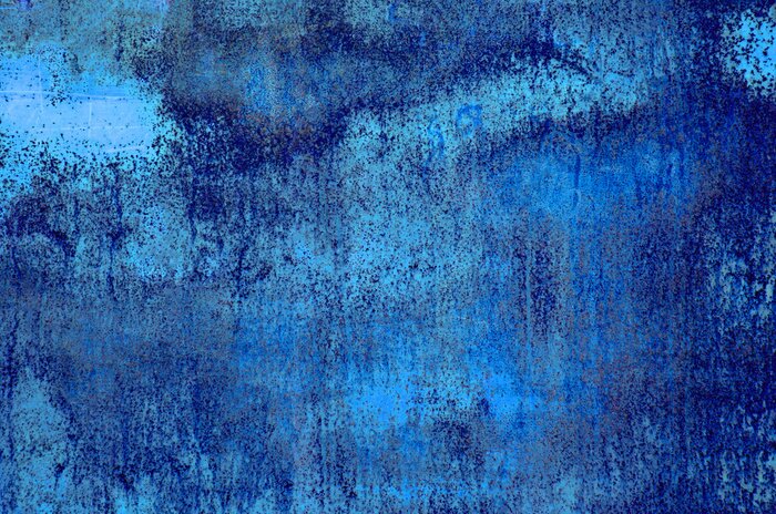 Fotobehang Blauwe muurtextuur