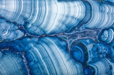 Fotobehang Blauwe steen macrotextuur