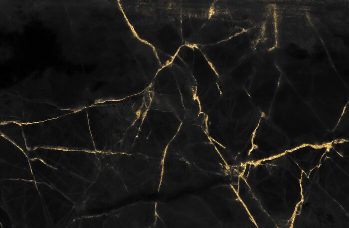 Fotobehang Bliksem op zwart marmer