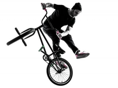 Fotobehang BMX-fiets en trucs
