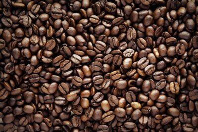 Bonen koffie die een achtergrond vormen