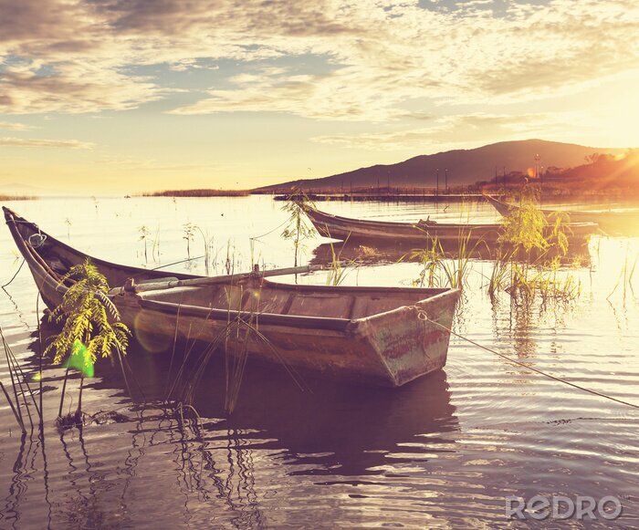 Fotobehang Boot in Mexico