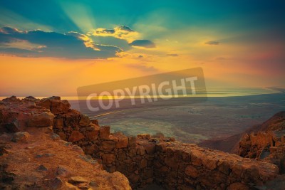 Fotobehang Bovenaanzicht op de woestijn