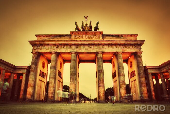 Fotobehang Brandenburger Tor, Berlijn, Duitsland