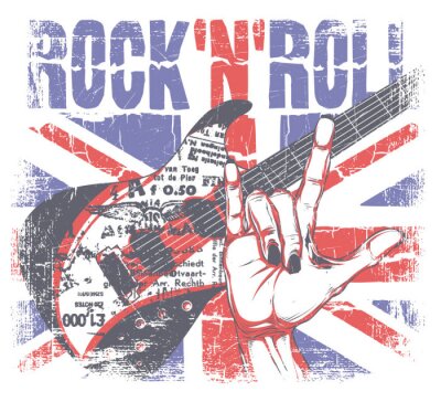 Fotobehang Britse rock'n'roll