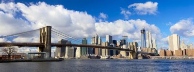 Fotobehang Brooklyn Bridge en New York City
