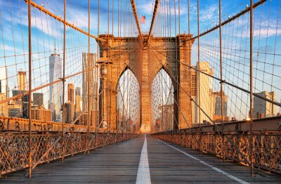 Fotobehang Brooklyn Bridge in New York
