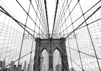 Fotobehang Brooklyn Bridge in New York City, USA