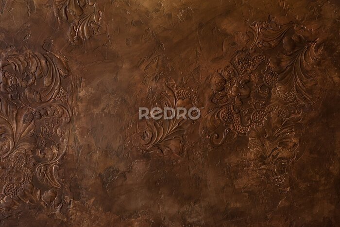 Fotobehang Bruine retro textuur