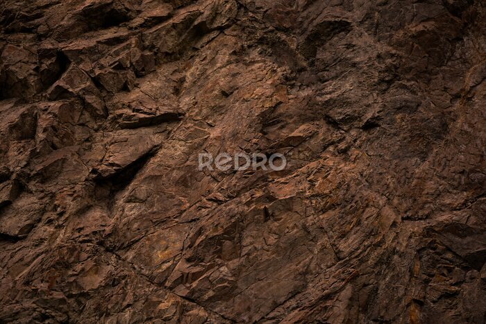 Fotobehang Bruine stenen textuur