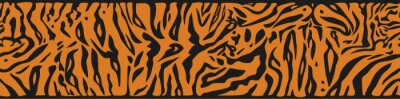 Fotobehang Bruine tijgerprint