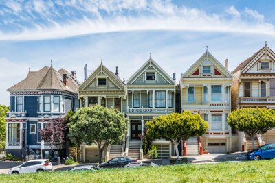 Fotobehang Buitenwijken van San Francisco