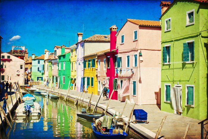 Fotobehang Burano - Venetië