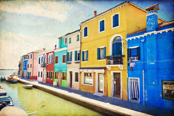 Fotobehang Burano - Venetië