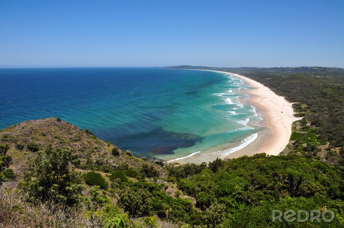 Fotobehang Byron Bay strand in Australië