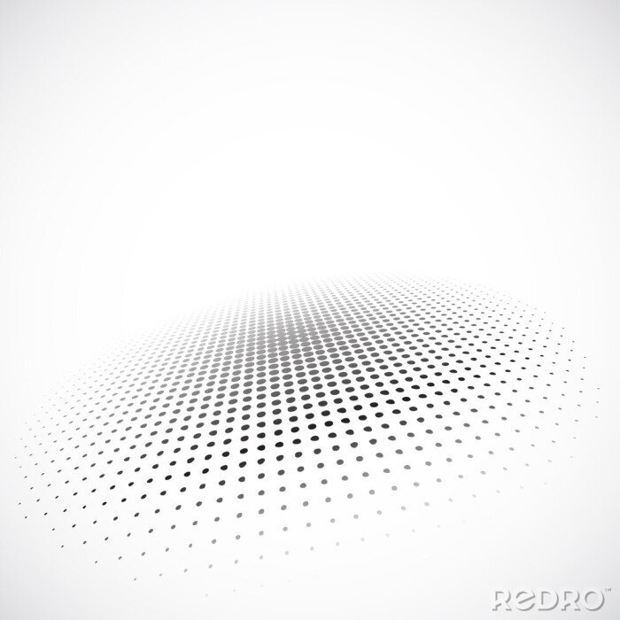 Fotobehang Cirkels op grijze achtergrond in 3D