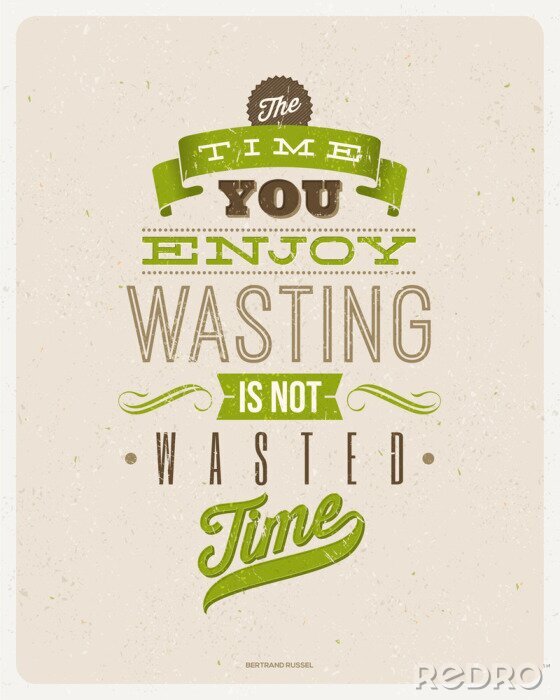 Fotobehang Citaten van Bertrand Russell. Typografische vector ontwerp.