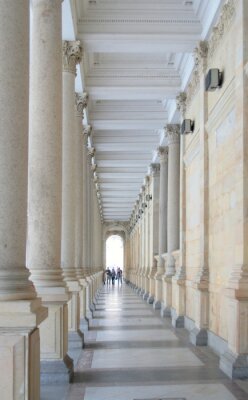 Fotobehang Classical style colonnade.