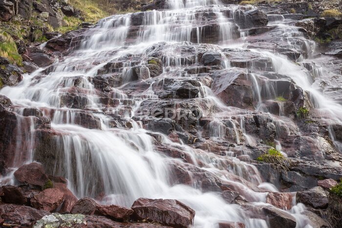 Fotobehang Close-up van de waterval