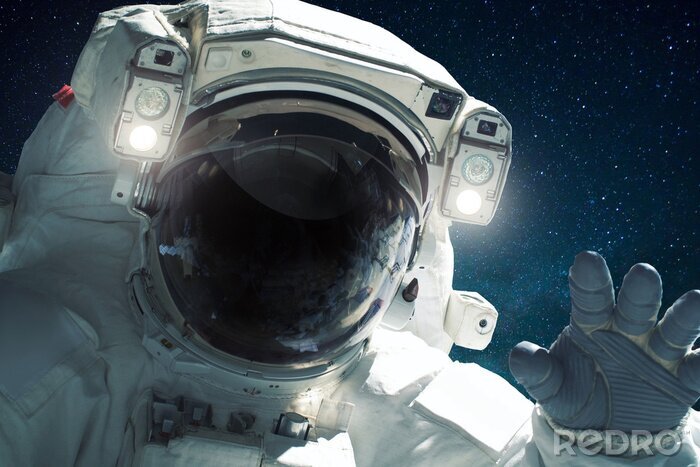 Fotobehang Close-up van een astronaut