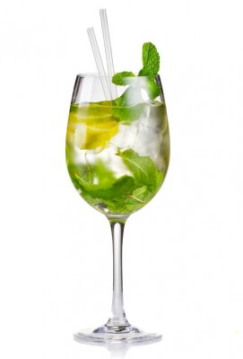 Fotobehang Cocktail in een glas