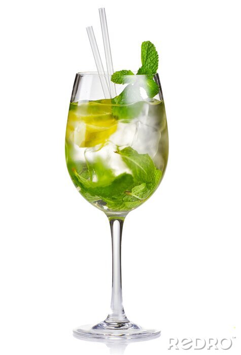 Fotobehang Cocktail in een glas
