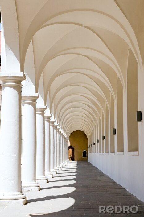 Fotobehang Colonnade op de Stallhof in Dresden