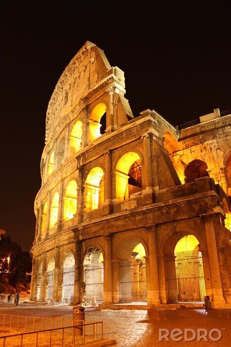 Fotobehang Colosseum in het donker