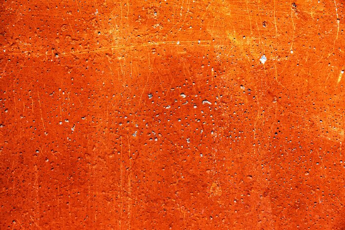 Fotobehang Concrete textuur in oranje kleuren