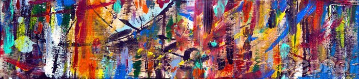 Fotobehang Creatieve abstractie in de vorm van graffiti